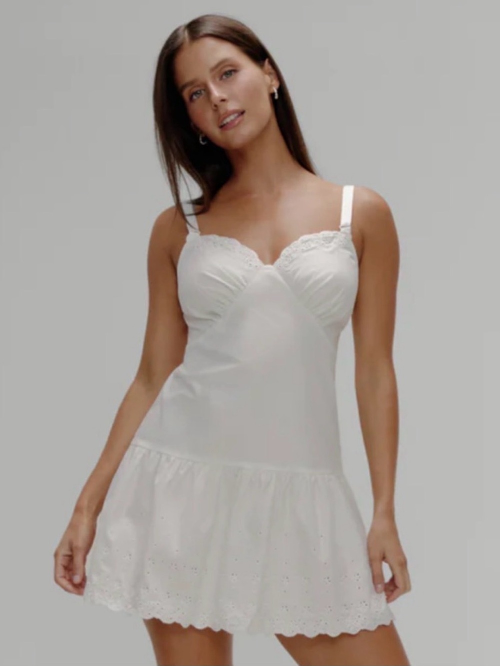 Frankie’s bikinis Willa Cotton Mini Dress